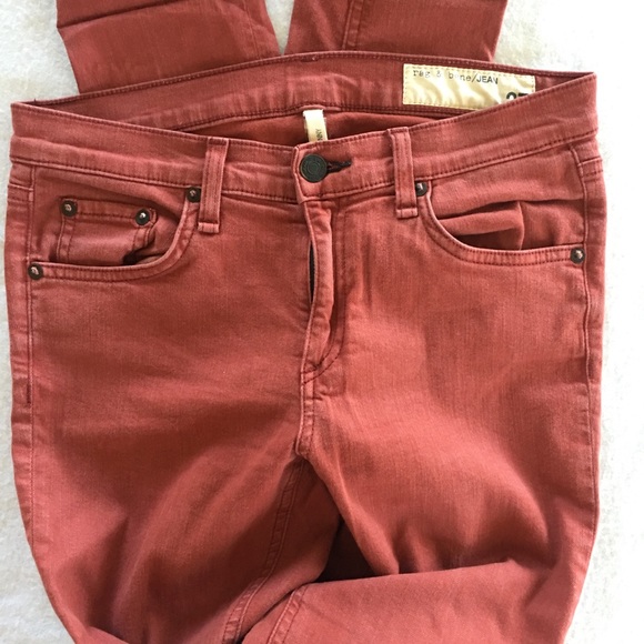 rag & bone Denim - Rag & Bone skinny clay colored denim jeans
